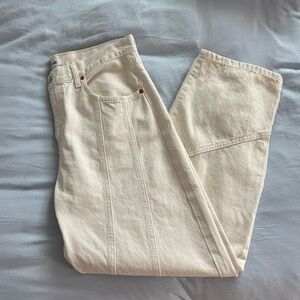 Re/Done
Engineered Wide barrel Leg Jeans